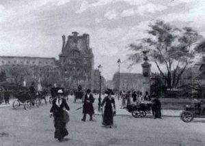 Parisian Street Scene Parisian Street Scene