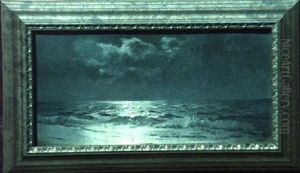 Moonlight On The Water by David John Gue
