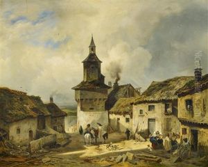 Franzosische Dorflandschaft