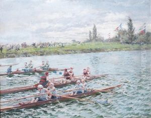 The Boat Race by Ferdinand Joseph Gueldry