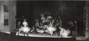 L'ecole De Danse by Ferdinand Joseph Gueldry