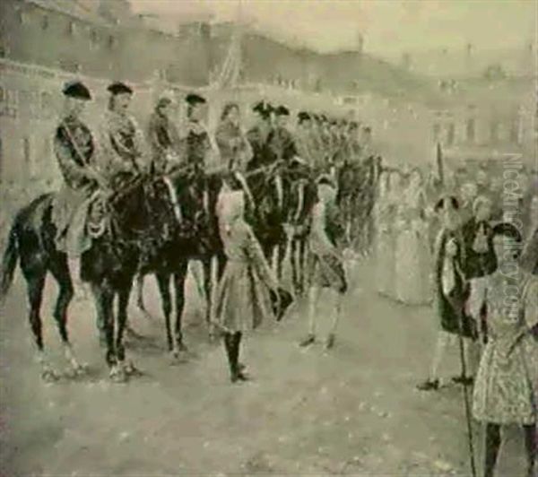 The Court Of Versailles - view 1