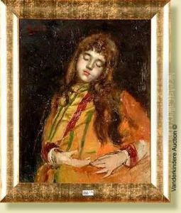 Jeune Fille Assoupie by Aram Bakalian