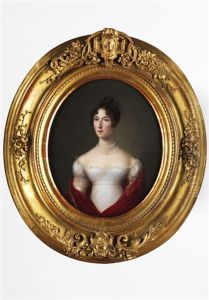 Bildnis Der Furstin Franziska Von Palmgundelfingen, Geb. De Solignac by Bernhard von Guerard