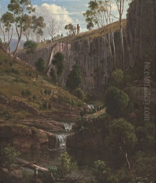 Ravine Near Glenlyon, Upper Loddon, 1870 - view 1