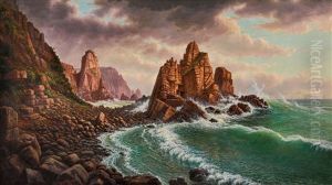 View Of The Granite Rocks At Cape Woolamai