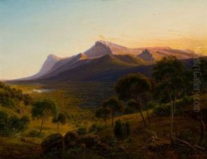 Mount William As Seen From Mount Dryden In The Grampians, Victoria by Eugen von Guerard