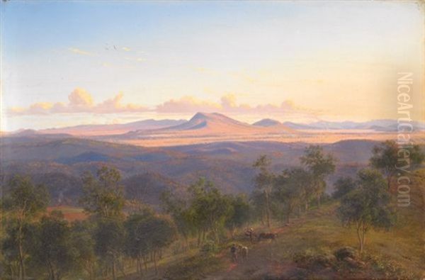 A View From Daylesford Towards The Pyrenees - view 1