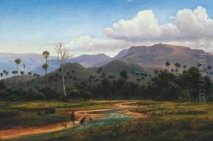 Mountain Scenery Near Jamberoo, New South Wales by Eugen von Guerard