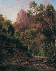 Cumberland Creek, Near Lorne, Victoria by Eugen von Guerard