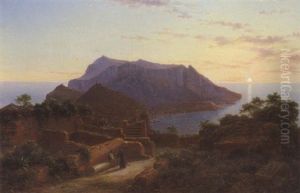 View From The Ruins Of The Villa Di Tiberio Looking Across To Punto Di Campanella And Mount Salaro