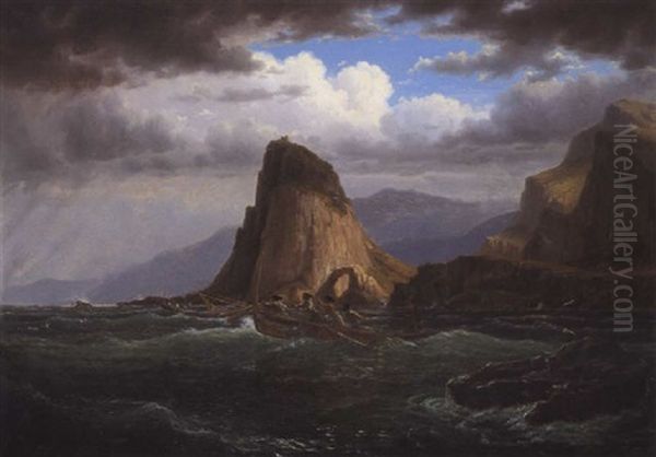 Shipwreck Off Coast - view 1