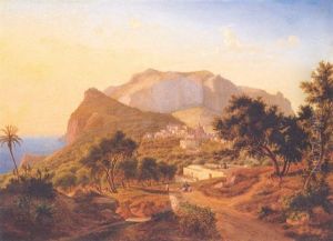 Capri by Eugen von Guerard