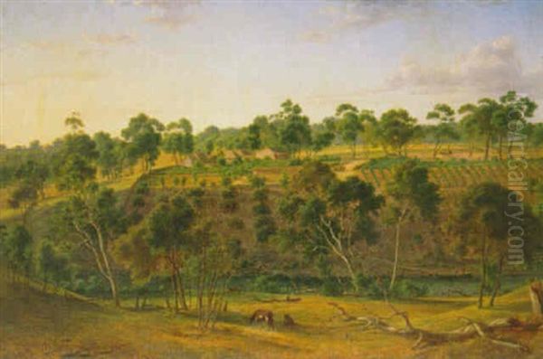 The Farm Of Mr. Perry On The Yarra - view 1