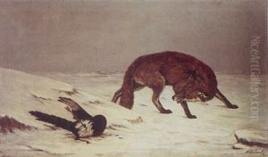 Renard Et Pie by Henri-Charles Guerard