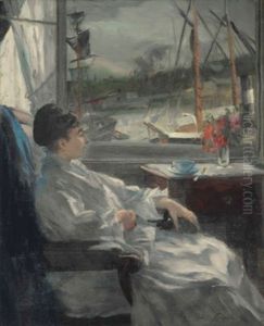 Eva Gonzales A Dieppe by Jeanne Guerard-Gonzales