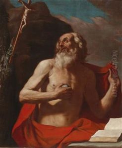 Saint Jerome by Giovanni Francesco Barbieri