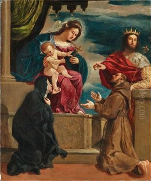 Madonna And Child With Saint Catherine - view 1