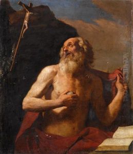 The Penitent Saint Jerome by Giovanni Francesco Barbieri