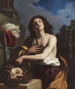 David Mit Dem Haupt Des Goliath (collab W/workshop) by Giovanni Francesco Barbieri
