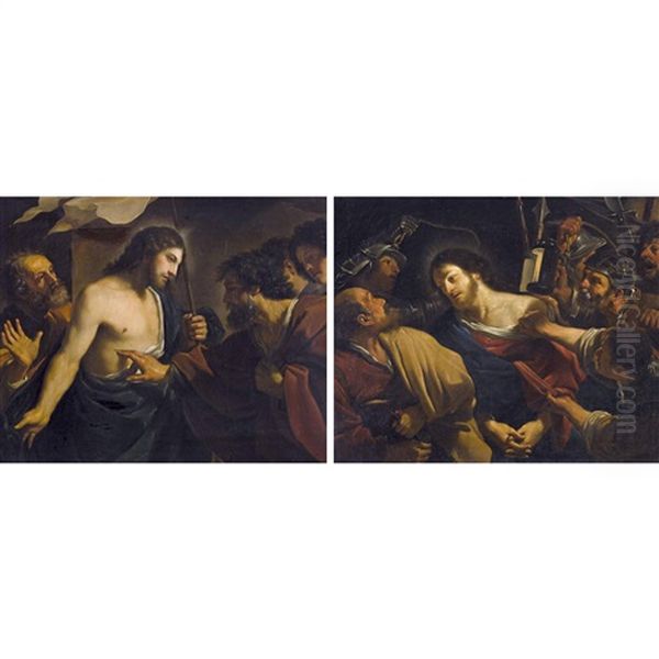 Der Unglaubige Thomas. / Der Verrat Christi (pair) - view 1