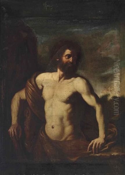 Hercules In A Wooded Landscape - view 1