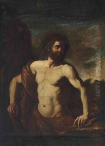 Hercules In A Wooded Landscape