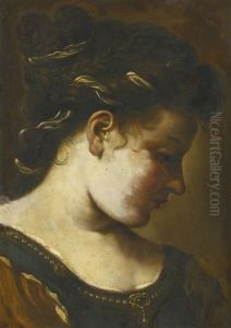 Portrait Of A Lady by Giovanni Francesco Barbieri