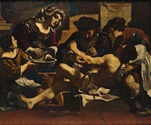 San Sebastiano Curato Dalla Pia Irene by Giovanni Francesco Barbieri