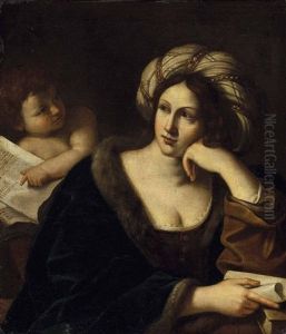 Sibilla Tiburtina (die Sibylle Von Tivoli Bei Rom) by Giovanni Francesco Barbieri