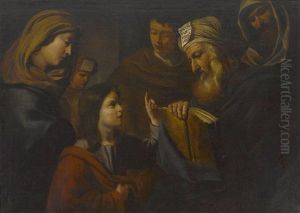 Der Zwolfjahrige Christus Im Tempel Unter Den Schriftgelehrten Der Zwolfjahrige Christus Im Tempel Unter Den Schriftgelehrten