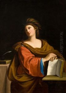 Die Samische Sibylle by Giovanni Francesco Barbieri