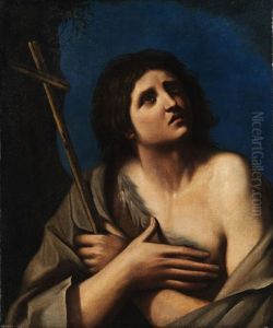 Bildnis Des Heiligen Johannes Baptist by Giovanni Francesco Barbieri