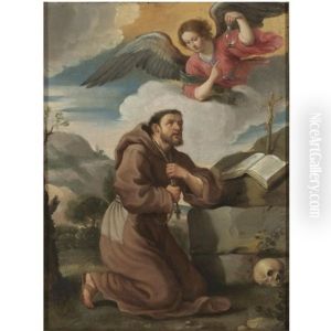 Saint Francis by Giovanni Francesco Barbieri