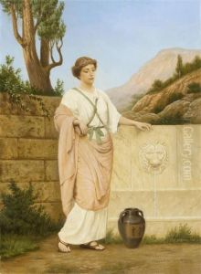 Young Girl At A Well Young Girl At A Well