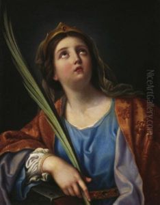 Die Heilige Katharina by Giovanni Francesco Barbieri