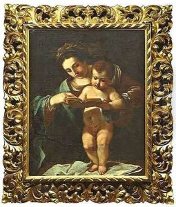 Madonna Mit Stehendem Jesusknaben, Ein Buch Betrachtend