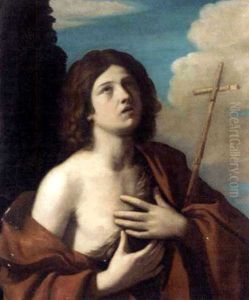 Saint John The Baptist by Giovanni Francesco Barbieri