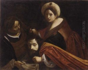 Judith With The Head Of The Holofernes by Giovanni Francesco Barbieri