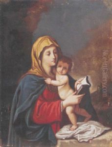 The Madonna And Child by Giovanni Francesco Barbieri