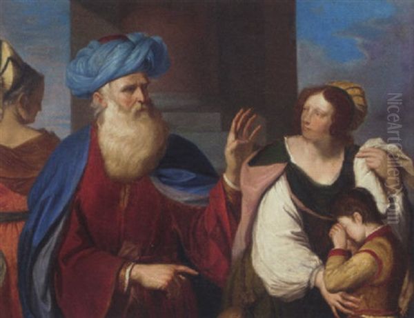 Abraham Repudiating Hagar And Ishmael - view 1
