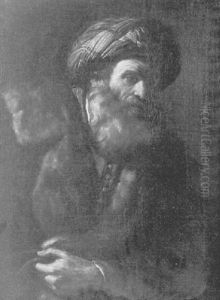 Portrait D'un Vieillard Oriental Barbu