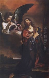 Christ In The Garden Of Gethsemane by Giovanni Francesco Barbieri