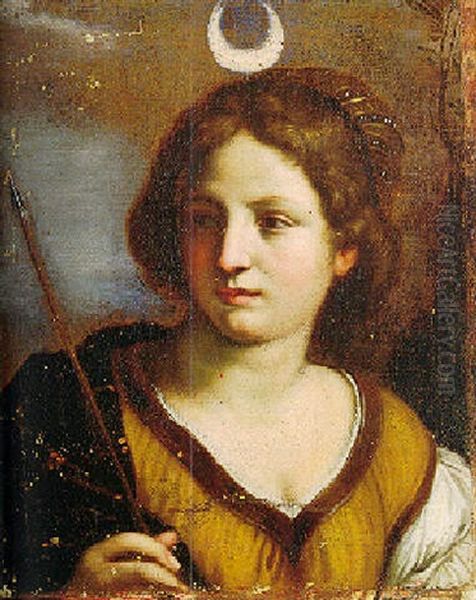 Diana Holding An Arrow - view 1