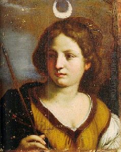 Diana Holding An Arrow