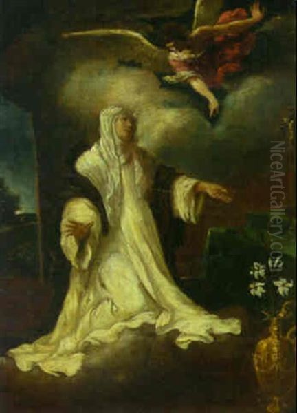 The Vision Of Saint Catherine Of Siena - view 1