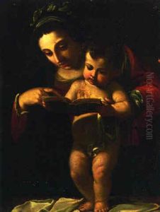 The Madonna And Child by Giovanni Francesco Barbieri