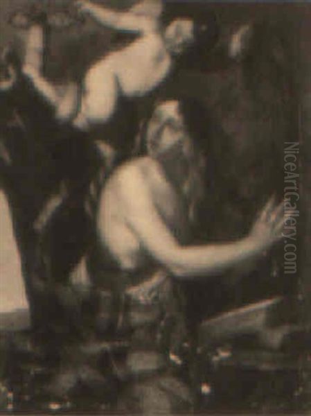Religious Scene With Putti - view 1