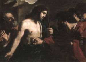 The Incredulity Of Saint Thomas by Giovanni Francesco Barbieri