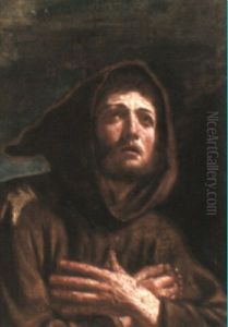 Saint Francis by Giovanni Francesco Barbieri